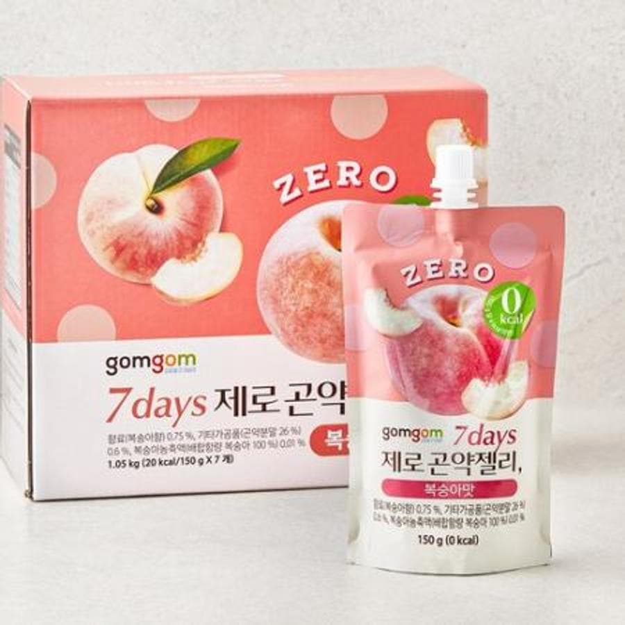 7days 제로 곤약젤리, 복숭아맛