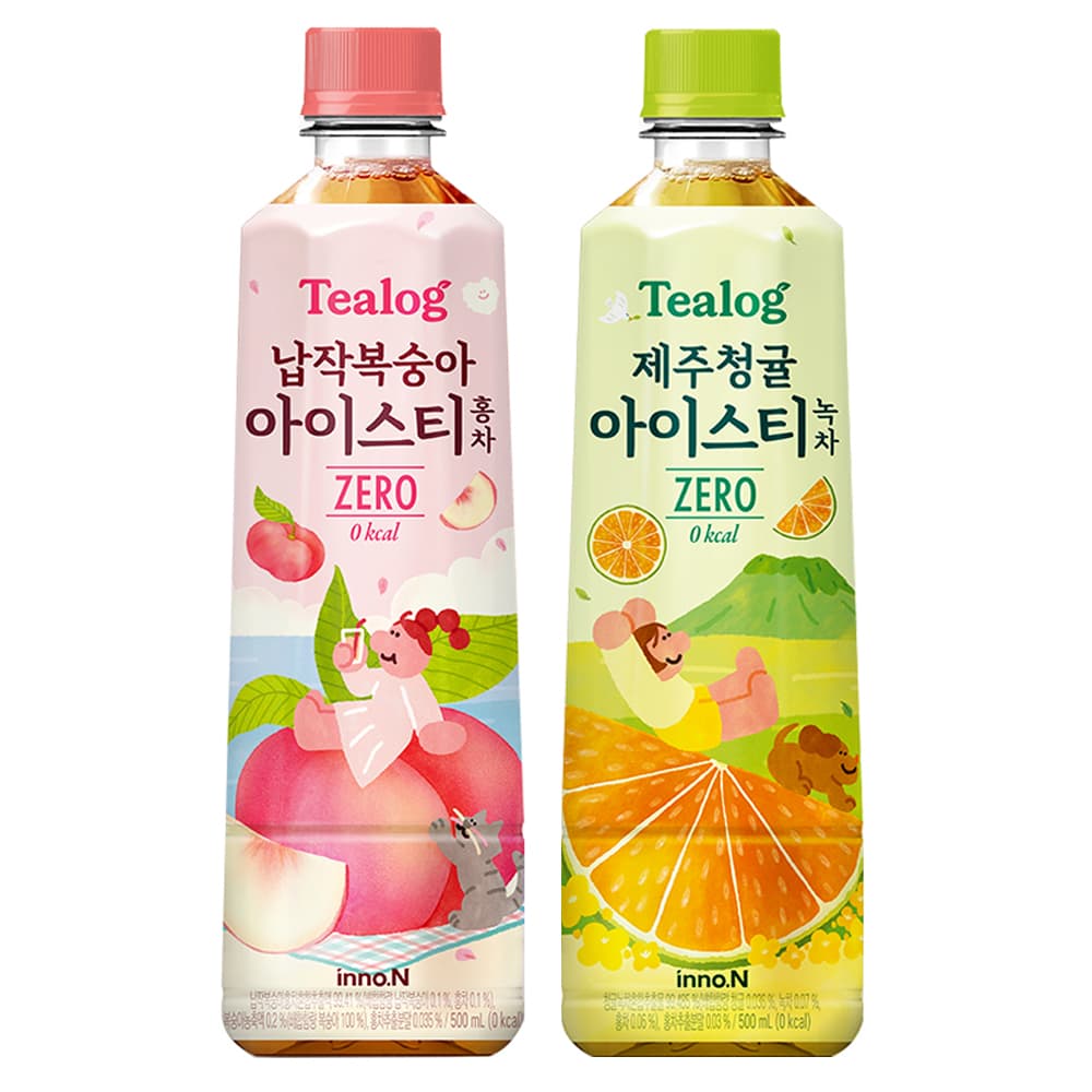 납작복숭아 아이스티(제로)